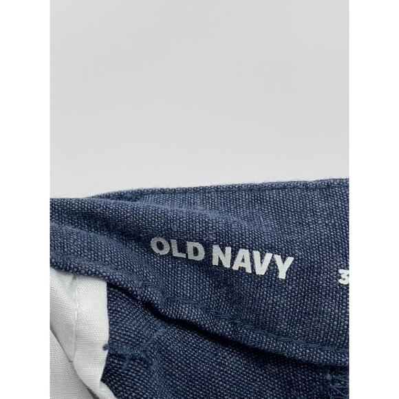 OLD NAVY Men's Navy Linen-Blend Slim-Fit Pant SZ 34X34 - Picture 11 of 12
